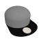 Gray/black cap